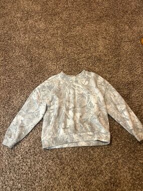 Hollister Camo Floral Crewneck Sweatshirt